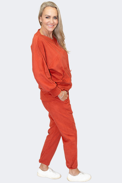 Russet | Velour Ease Lounge Set